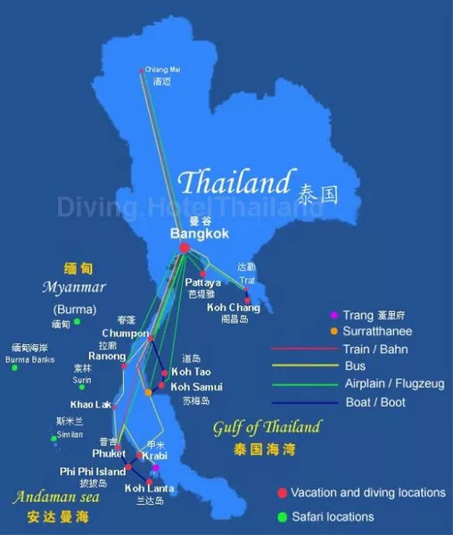 泰國海島旅游攻略，泰國海島旅游介紹